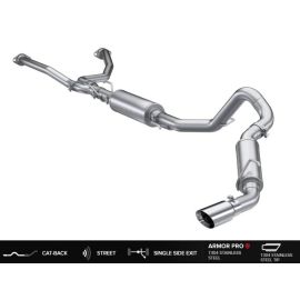 2022+ Tundra 3.4TT MBRP CAT Back Exhaust - T304 SS - Single Side Exit