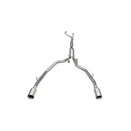 Corsa Cat-Back Exhaust without Mufflers for 2021+ Ram TRX (21190)