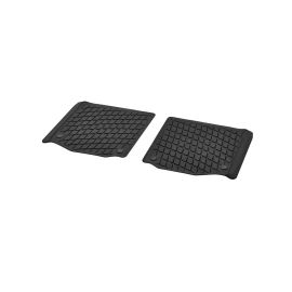 All-weather mats Dynamic Squares, rear, 2-piece, X167 Maybach, GLS, black, A16768082069G33