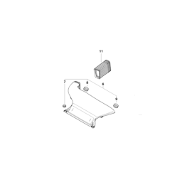 Genuine Air Intake Manifold Rubber Boot/Tube 13 71 2 249 881