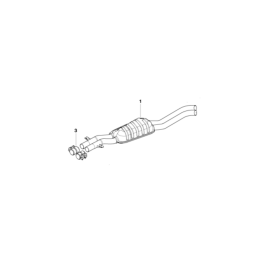 Genuine Centre Exhaust Silencer/Muffler 18 30 7 792 158
