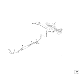 Гenuine Fuel Pipe Feed Line Front 16 12 6 757 936 - оригинальная топливопроводная линия BMW, новая, гарантия 2 года.