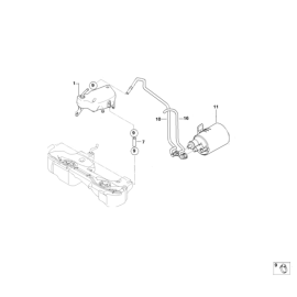 Genuine Activated Carbon Container/Expansion Tank Vent Pipe