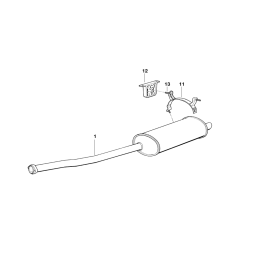 Echte BMW Auspuff-Silencer/Muffler Halterung kaufen