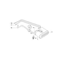 Genuine Activated Carbon Container Pipe Hose 16 13 1 183 351