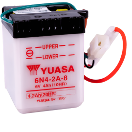 Yuasa 6N4-2A-8 Conventional 6 Volt Battery