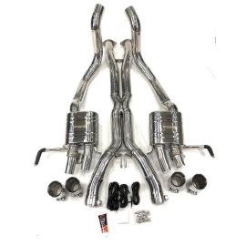 3' Cat-Back Exhaust W/4' Tips & Electric Cutouts for 2014-2019 C7 Corvette