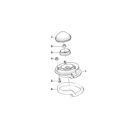 Genuine Spring Strut Guide Support Protection Cover Cap 31 33 1 133 729