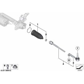 Genuine Right Driver Side OS Offside Ball Joint Steering Spare 32 10 6 767 782
