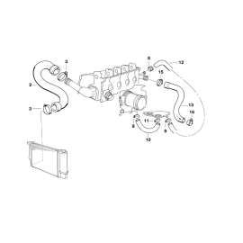 BMW Original Kühlerschlauch/Pipe 11 53 1 739 558 kaufen