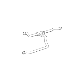 Genuine Cooling System Radiator Engine Return Hose/Pipe 11 53 1 738 055