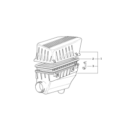 Genuine Air Intake Silencer Muffler 13 71 1 247 348