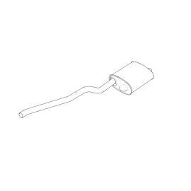 Гenuine задний глушитель BMW 18 31 2 248 264, оригинал, улучшенная производительность, сниженный расход топлива.