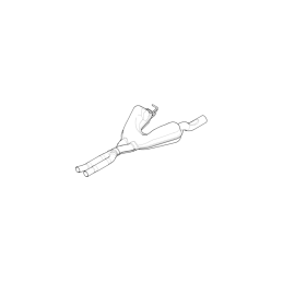 Genuine Centre Exhaust Silencer/Muffler 18 10 7 504 979