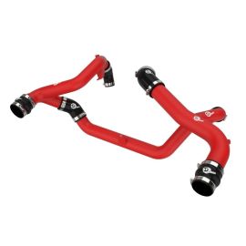 aFe 22-23 Ford Explorer BladeRunner Aluminum Hot and Cold Charge Pipe Kit - Red