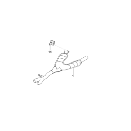 Гenuine BMW задняя глушитель/тихоход 18 20 1 708 962, оригинал, гарантия 2 года.