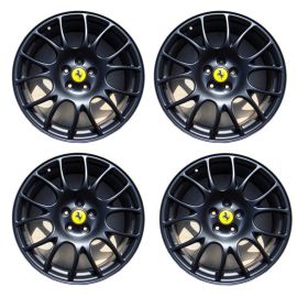 Ferrari - 19 Challenge Stradale Alloy Wheel Set [flat black] (to fit Ferrari F430 and 360)