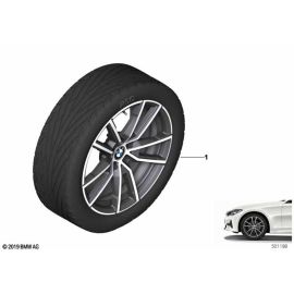 Genuine 18 RDC Wheel Tyre Set Summer Orbit Grey 225/45R18 95Y 36 11 5 A4F F71