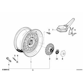 Genuine 14 Hub Cap Wheel Trim Cover Style 5 Car Replacement 36 13 1 179 828