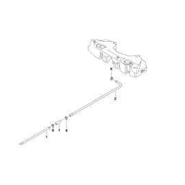 Genuine Activated Carbon Container Vent Pipe/Hose Front 16 13 1 183 153
