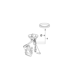 Датчик уровня топлива правый BMW 16 14 6 752 371 оригинал, 2 года гарантии, качество BMW