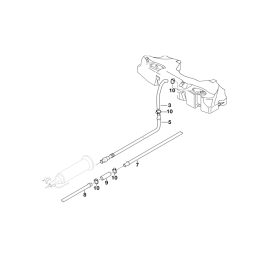 Genuine Activated Carbon Container Vent Pipe/Hose Front 16 12 6 751 006