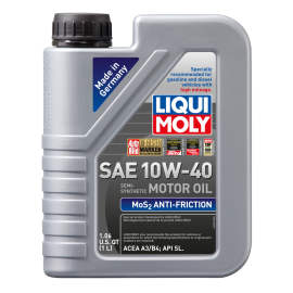 LIQUI MOLY 1L MoS2 Anti-Friction Motor Oil 10W40