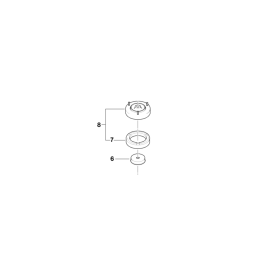 Genuine Rear Suspension Spring Strut Mount Guide Support 33 52 1 091 711