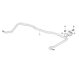 Genuine Stabilizer Anti-Roll Bar Bush Rubber Mounting 33 55 2 228 368