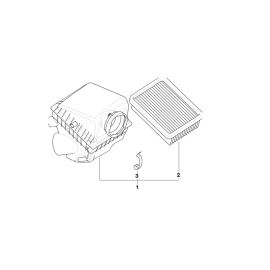 Гenuine Air Intake Silencer Muffler 13 71 1 436 129 - оригинальная запчасть BMW для автомобилей с сентября 1998 года, 2 года гарантии.