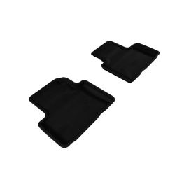 3D MAXpider 2007-2015 Infiniti Q40/G35/37 Kagu 2nd Row Floormats - Black