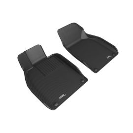 3D MAXpider Custom Fit KAGU Floor Mat (BLACK) Compatible for PORSCHE BOXSTER/CAYMAN/718 2013-2023 -