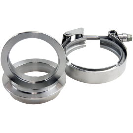 Granatelli 2.0in Mating Male to Female Flanges w/V-Band Clamp