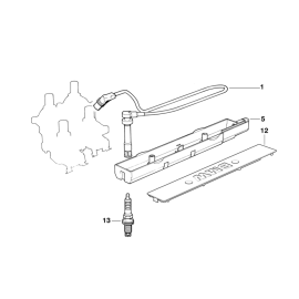 Echte BMW Zündkabel 12 12 1 247 526 - Originalteile