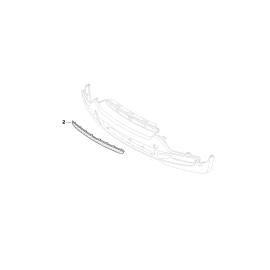 Genuine Front Centre Top Grille Black 51 11 7 159 597