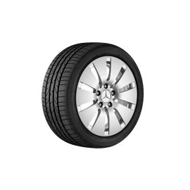 10-hole wheel, 40.6 cm (16 inch), C-Class, 205/60 R16/, vanadium silver, A20540101007X45