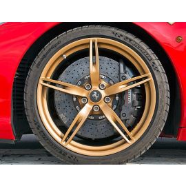 Ferrari - 20 458 Speciale Alloy Wheel Set [matte gold] (to fit Ferrari 458 Italia/Spider)