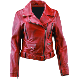 River Road Arabian Spice Leather Jacket Black Womens - Small