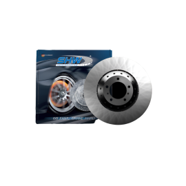 SHW 05-06 Porsche Cayenne S 4.8L Left Front Smooth Lightweight Brake Rotor (958615301)
