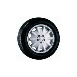 10-hole wheel, 40.6 cm (16 inch), E-Class, 215/55 R16/, silver-colored, B66470092