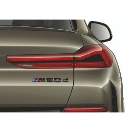 Genuine Car Lettering Emblem Badge Logo Black Painted M50D 51 14 2 472 841