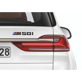 Genuine Car Lettering Emblem Badge Logo Black Painted M50I 51 14 2 472 845