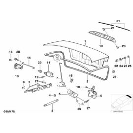 Genuine Buffer Stop With Ejector 34N Replacement Spare 51 24 8 187 291