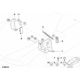 Genuine Trim Panel Leg Room Clip 51 43 7 004 422
