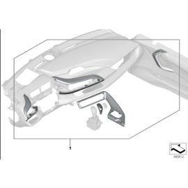 Genuine M Performance Carbon Fiber Interior Trim Moldings 51 95 2 412 961