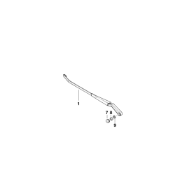 Genuine Front Windscreen Wiper Arm Left 61 61 1 393 835