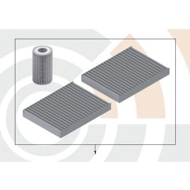 Genuine Oil Filter+Cabin Pollen Microfilter Service Kit 88 00 2 334 981
