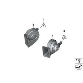 Крышка универсального разъёма BMW 2 пина 61 13 8 373 332 оригинал