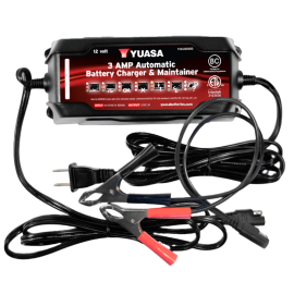 Yuasa 3 Amp Charger & Maintainer (12V)