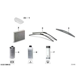 Genuine Front Right Left Window Windscreen Wiper Blades Set 61 61 5 A0B 572